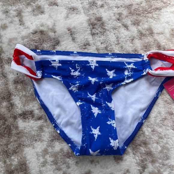 Xhilaration American Swim Bikini Bottom Sz S‎ NWT - Picture 2 of 7